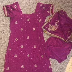 Purple Indian Suit